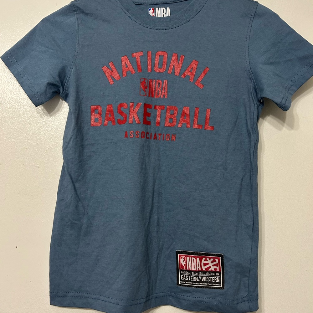 NBA Kids Blue and Red Graphic Tee